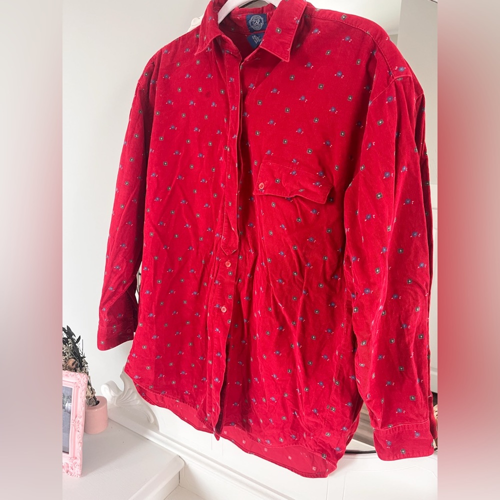 Vintage GAP floral button up top